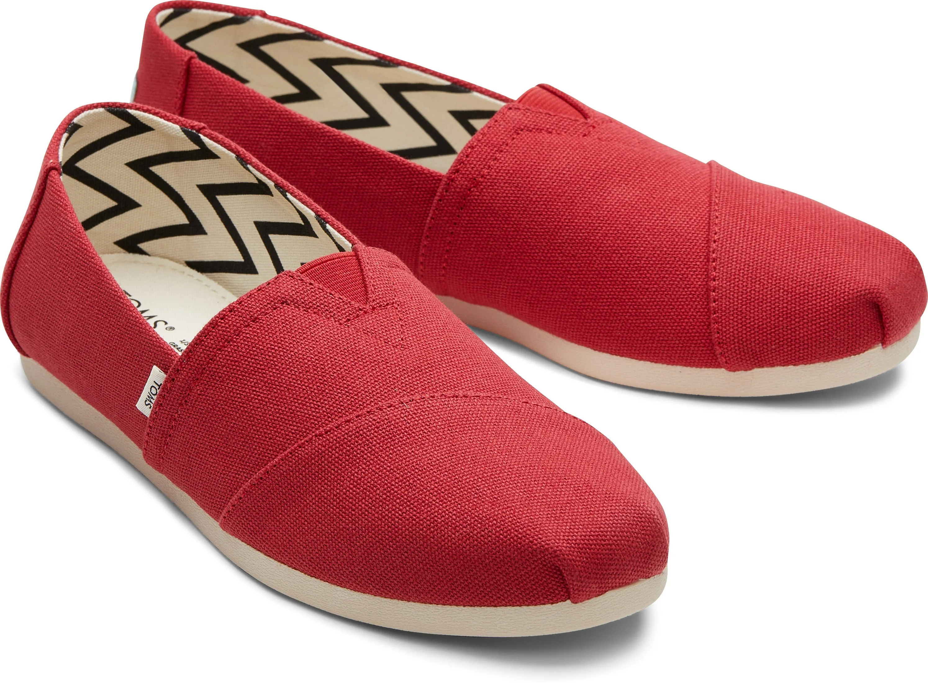 Women's Alpargata Classic - Red Canvas