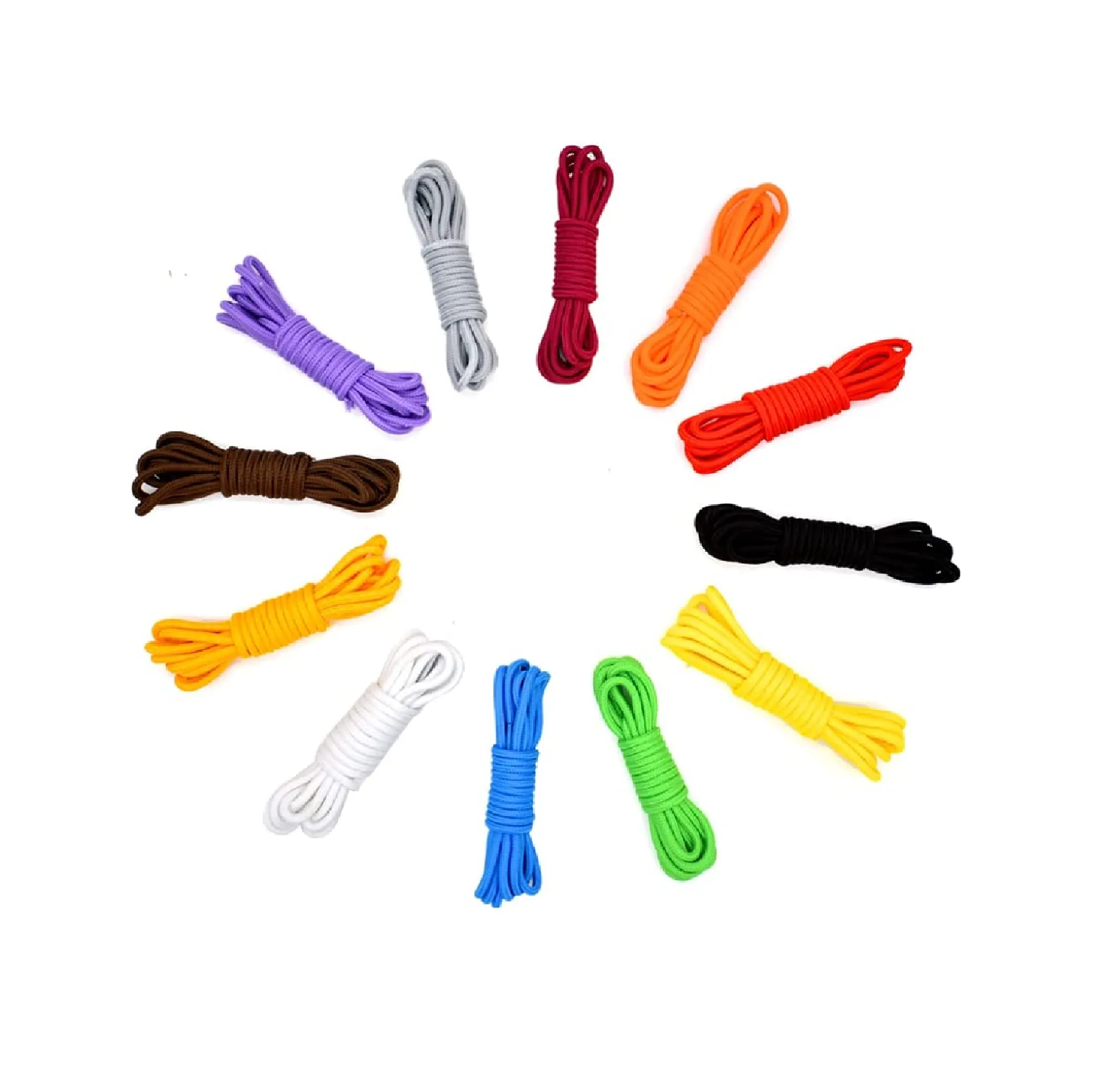 YuanhuaRongsheng 12 Pairs 40 Inch Round Shoelaces Sneakers Shoe Laces Strings for Sports Shoes Boots Sneakers Skates 12 Colors